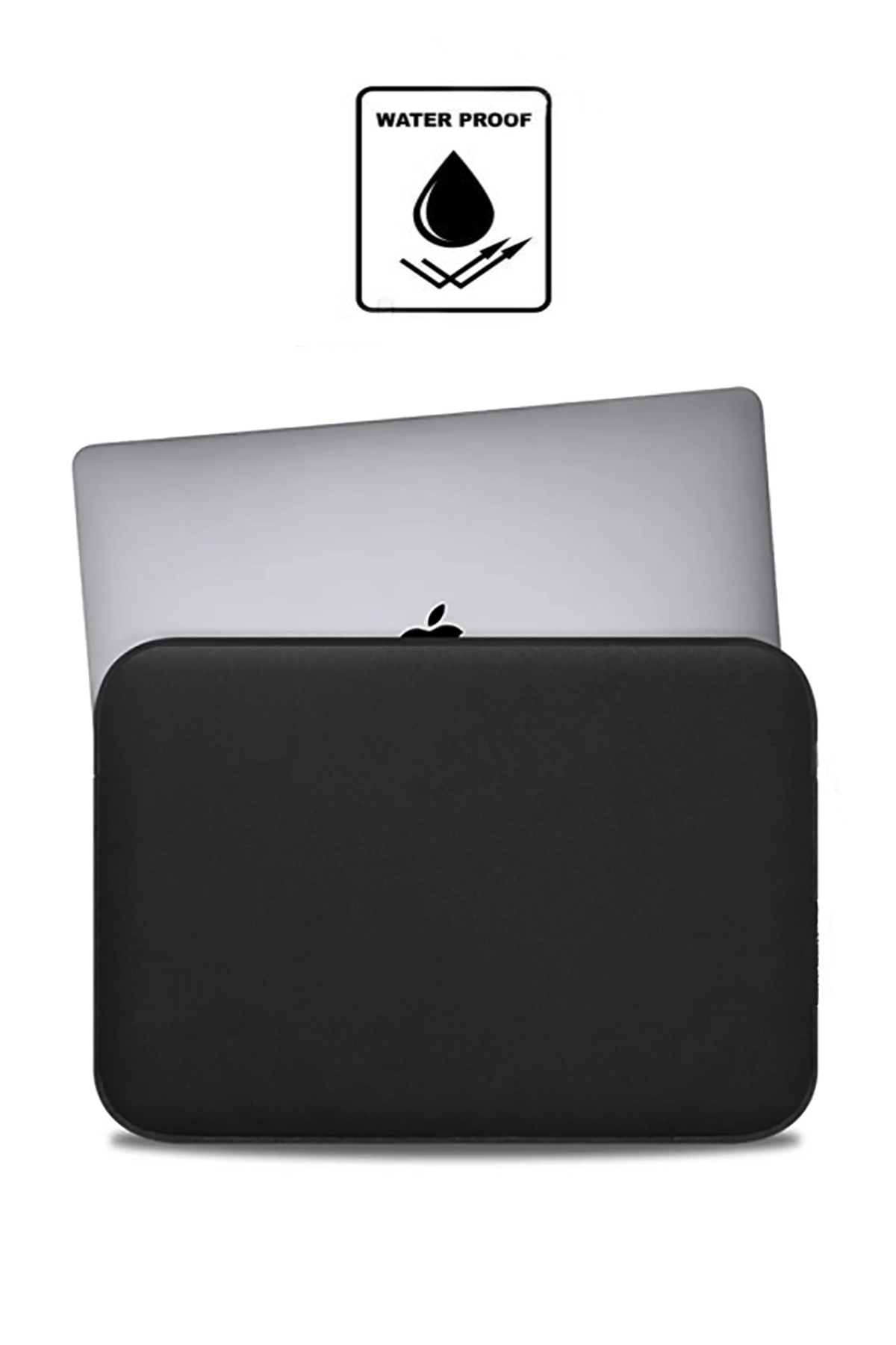 Siyah 13-14-15.6-16 Inç Fermuarlı Kılıf Laptop & Notebook Çantası